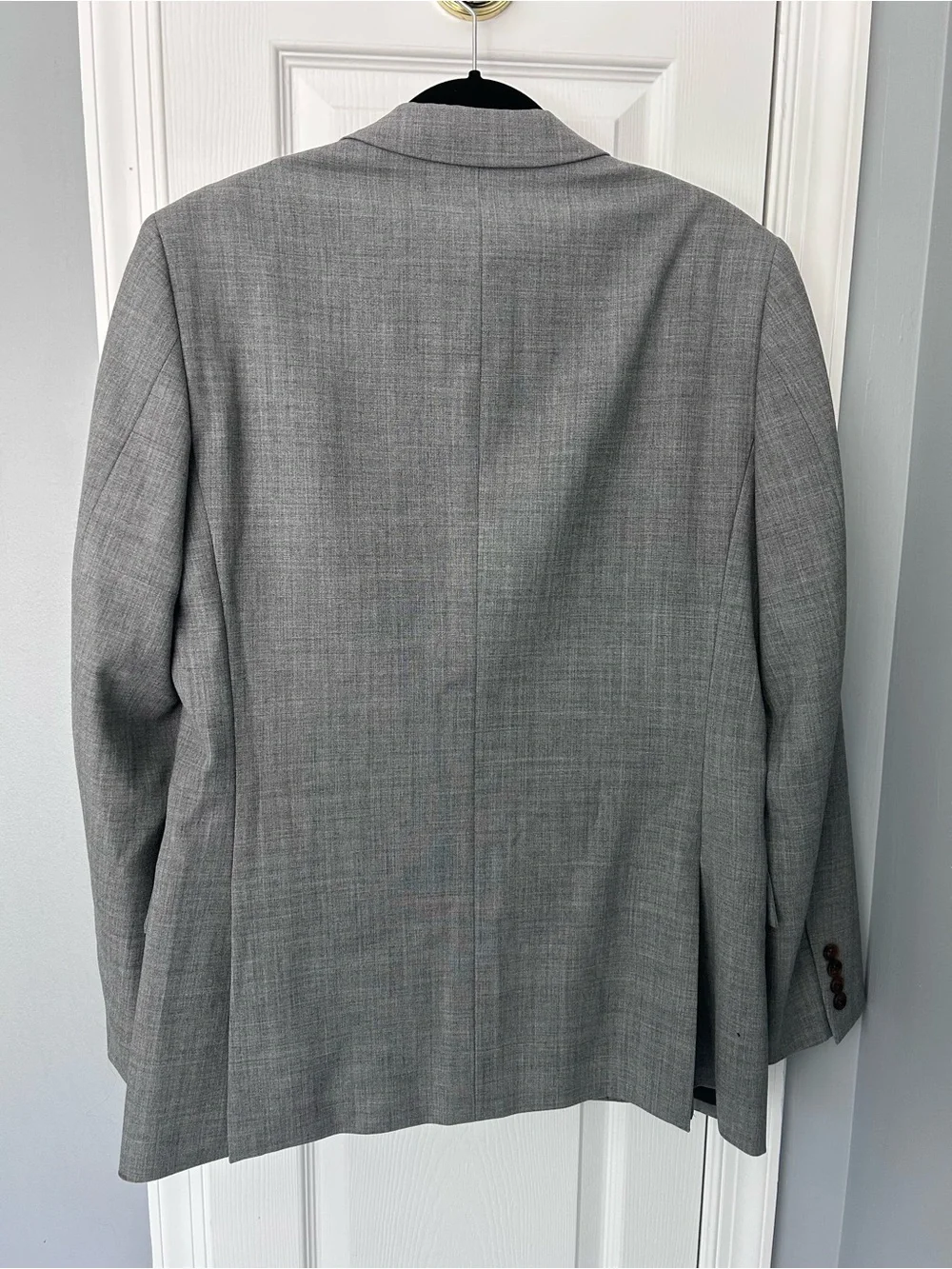 Voyager by J. Crew Light Gray Two-Button Sport Coat